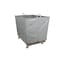 Steele Canvas Basket 20 BU Permanent Truck Grey Vinyl w/Grey Vinyl - 4in Casters 9620VGRYVGRYW4 - alternate 1